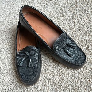 Coach Greenwich Black Leather Loafer sz 7.5